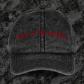 Vintage Cotton Twill Cap RED LETTERS